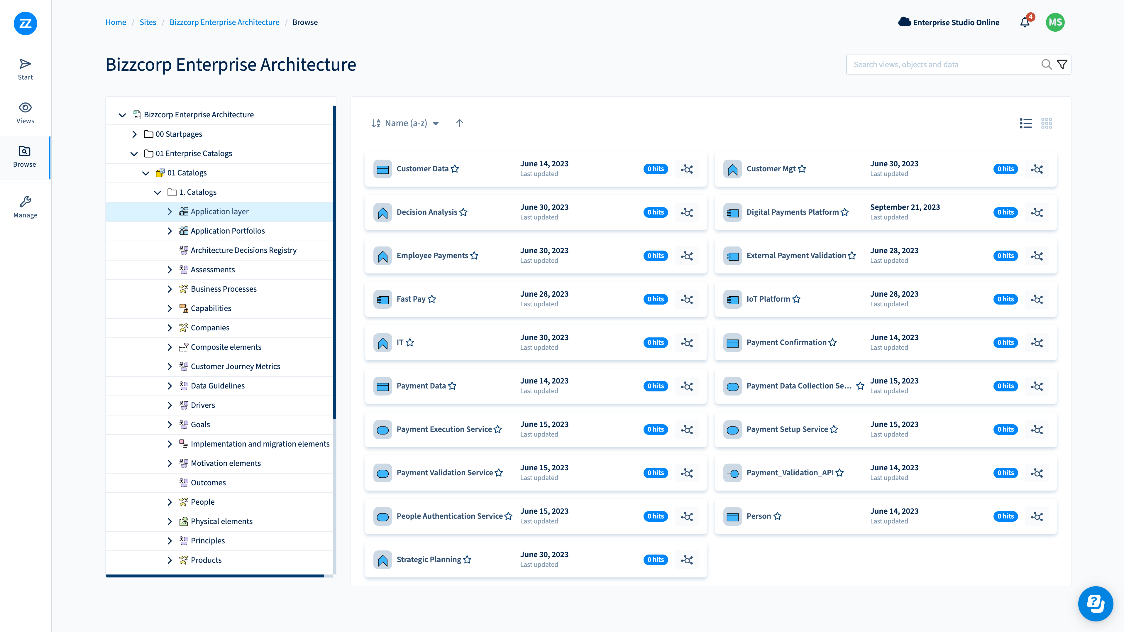 Application Layers ( EA Tool)